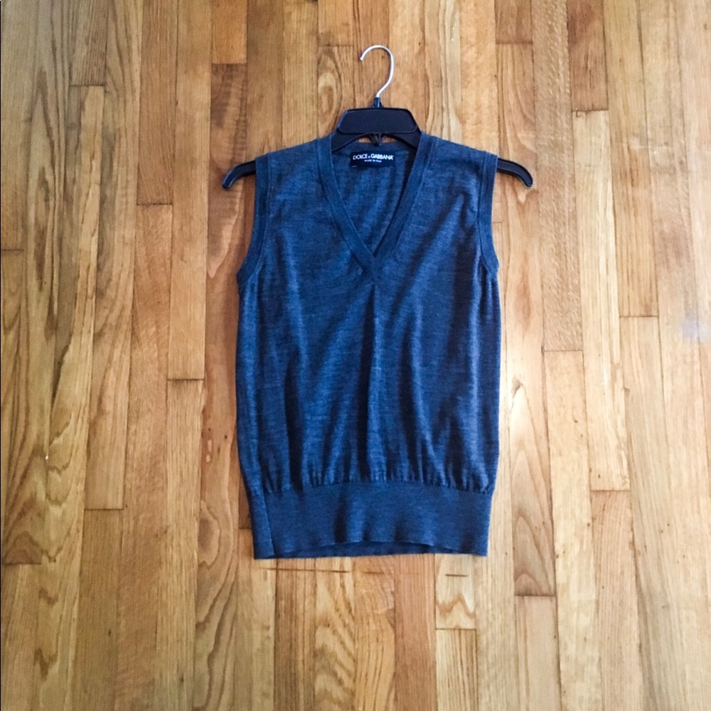 Grey Dolce & Gabbana Vest
